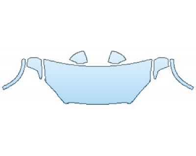 PAINT PROTECTION KIT - 2016 VOLVO XC90 T5 FWD HOOD (30 INCH WRAPPED) FENDERS MIRRORS - PRECUT PPF CLEAR BRA WRAP