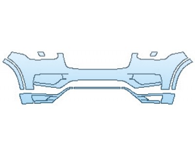 PAINT PROTECTION KIT - 2016 VOLVO XC90 T5 FWD BUMPER - PRECUT PPF CLEAR BRA WRAP