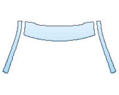 PAINT PROTECTION KIT - 2016 VOLVO XC90 T5 FWD ROOF WITH SUNROOF A-PILLARS - PRECUT PPF CLEAR BRA WRAP