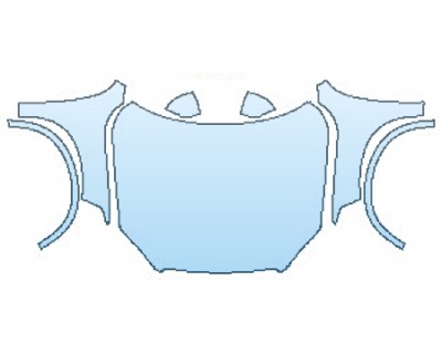 Precut PPF Kit – Clear Bra Paint Protection Film PAINT PROTECTION KIT - 2016 VOLVO XC90 T5 FWD R-DESIGN FULL HOOD (WRAPPED EDGES) FENDERS MIRRORS - PRECUT PPF CLEAR BRA WRAP