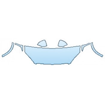 PAINT PROTECTION KIT - 2016 VOLVO XC90 T5 FWD R-DESIGN HOOD (24 INCH) FENDERS MIRRORS - PRECUT PPF CLEAR BRA WRAP