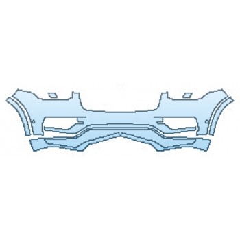 PAINT PROTECTION KIT - 2016 VOLVO XC90 T5 FWD R-DESIGN BUMPER WITH SENSORS - PRECUT PPF CLEAR BRA WRAP