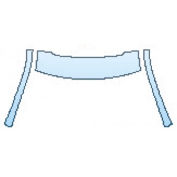 PAINT PROTECTION KIT - 2016 VOLVO XC90 T5 FWD R-DESIGN ROOF WITH SUNROOF A-PILLARS - PRECUT PPF CLEAR BRA WRAP