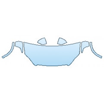 PAINT PROTECTION KIT - 2016 VOLVO XC90 T6 AWD R-DESIGN HOOD (30 INCH WRAPPED) FENDERS MIRRORS - PRECUT PPF CLEAR BRA WRAP