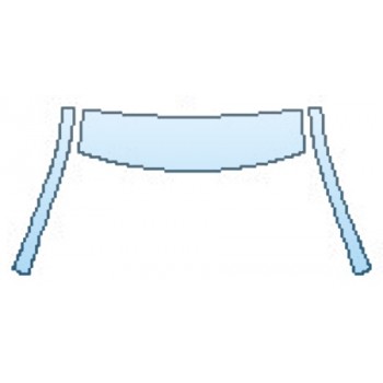 PAINT PROTECTION KIT - 2016 VOLVO XC90 T6 AWD R-DESIGN ROOF A-PILLARS - PRECUT PPF CLEAR BRA WRAP