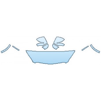 PAINT PROTECTION KIT - 2017 BUICK ENVISION PREMIUM II GROUP HOOD(18 INCH) FENDERS MIRRORS - PRECUT PPF CLEAR BRA WRAP