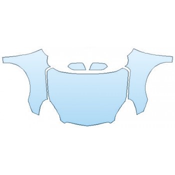 PAINT PROTECTION KIT - 2017 CHEVROLET EQUINOX PREMIER FULL HOOD FENDERS MIRRORS - PRECUT PPF CLEAR BRA WRAP