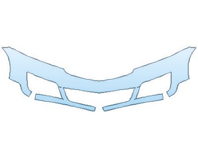 PAINT PROTECTION KIT - 2017 CHEVROLET TRAVERSE PREMIER BUMPER (1 PIECE) - PRECUT PPF CLEAR BRA WRAP