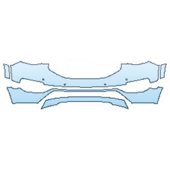 Precut PPF Kit – Clear Bra Paint Protection Film PAINT PROTECTION KIT - 2017 GMC ACADIA DENALI BUMPER WITH SENSORS - PRECUT PPF CLEAR BRA WRAP