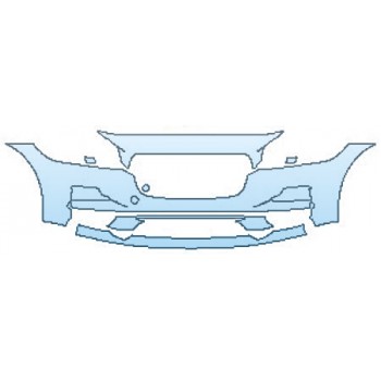 2020 JAGUAR F-PACE BASE Bumper - INVISIBLEMASK  - 3M PAINT PROTECTION