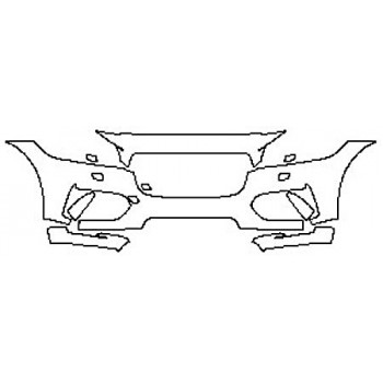 2018 JAGUAR F-PACE S Bumper With Washers