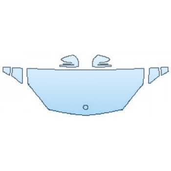 Precut PPF Kit – Clear Bra Paint Protection Film PAINT PROTECTION KIT - 2017 MERCEDES GLS-CLASS GLS63 AMG HOOD(30 INCH WRAPPED EDGES) FENDERS MIRRORS - PRECUT PPF CLEAR BRA WRAP