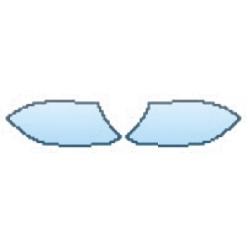 PAINT PROTECTION KIT - 2017 MERCEDES GLS-CLASS GLS63 AMG HEAD LIGHTS - PRECUT PPF CLEAR BRA WRAP