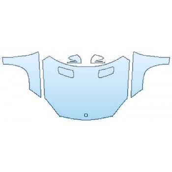 PAINT PROTECTION KIT - 2017 MERCEDES GLS-CLASS GLS350D FULL HOOD FENDERS MIRRORS - PRECUT PPF CLEAR BRA WRAP