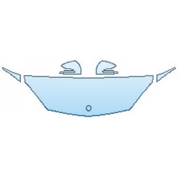 PAINT PROTECTION KIT - 2017 MERCEDES GLS-CLASS GLS350D HOOD(24 INCH) FENDERS MIRRORS - PRECUT PPF CLEAR BRA WRAP