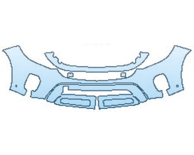 2017 MERCEDES GLS-CLASS GLS450 Bumper With Sensors