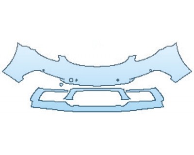 2017 PORSCHE 718 CAYMAN Bumper With Sensors