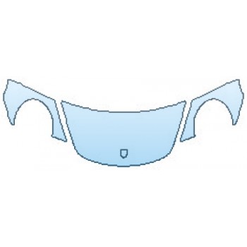 Precut PPF Kit – Clear Bra Paint Protection Film PAINT PROTECTION KIT - 2017 PORSCHE 911 CARRERA S HOOD(24 INCH WRAPPED EDGES) FENDERS - PRECUT PPF CLEAR BRA WRAP