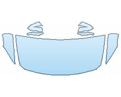 PAINT PROTECTION KIT - 2016 BMW 4 SERIES COUPE 428I XDRIVE M SPORT HOOD(30INCH) FENDERS MIRRORS - PRECUT PPF CLEAR BRA WRAP