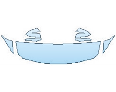 PAINT PROTECTION KIT - 2016 BMW 4 SERIES COUPE 428I XDRIVE M SPORT HOOD(18 INCH) FENDERS MIRRORS - PRECUT PPF CLEAR BRA WRAP