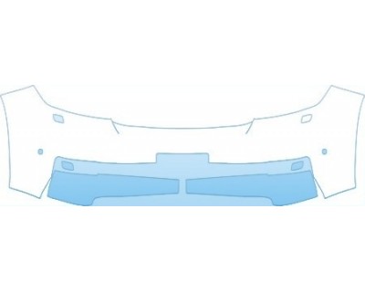 2009 TOYOTA LAND CRUISER SPORT  Bumper With Sensors And Plate Cut Out Kit