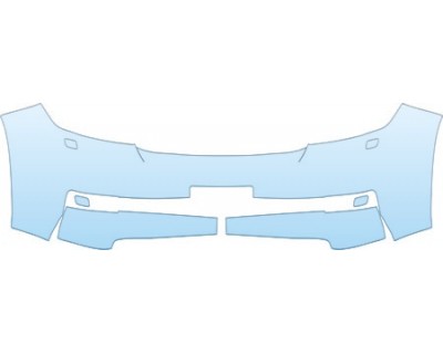 PAINT PROTECTION KIT - 2009 TOYOTA LAND CRUISER SPORT BUMPER WITH WASHERS AND PLATE CUT OUT KIT - PRECUT PPF CLEAR BRA WRAP