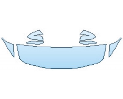 PAINT PROTECTION KIT - 2016 BMW 4 SERIES COUPE 435I XDRIVE HOOD(18 INCH) FENDERS MIRRORS - PRECUT PPF CLEAR BRA WRAP