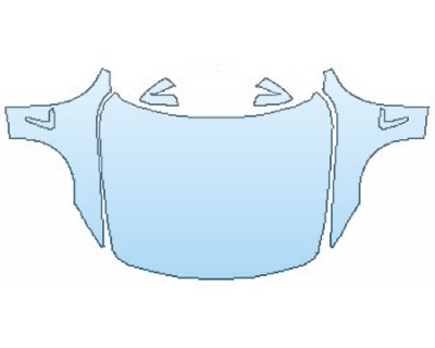 PAINT PROTECTION KIT - 2016 BMW 4 SERIES GRAN COUPE 435I FULL HOOD(WRAPPED EDGES) FENDERS MIRRORS - PRECUT PPF CLEAR BRA WRAP