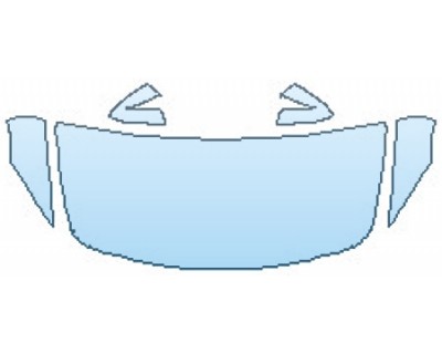 PAINT PROTECTION KIT - 2016 BMW 4 SERIES GRAN COUPE 435I HOOD(30 INCH WRAPPED EDGES) FENDERS MIRRORS - PRECUT PPF CLEAR BRA WRAP