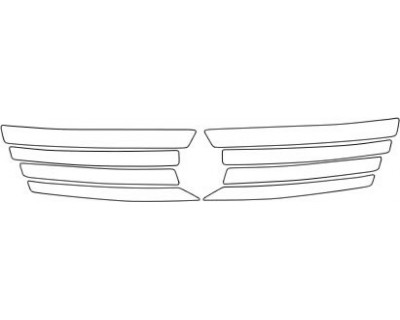 2005 MERCEDES-BENZ C-CLASS COUPE  Coupe Grille Kit