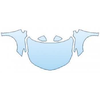 PAINT PROTECTION KIT - 2017 CHEVROLET CRUZE PREMIER RS PACKAGE FULL HOOD(WRAPPED EDGES) FENDERS MIRRORS - PRECUT PPF CLEAR BRA WRAP