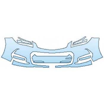 PAINT PROTECTION KIT - 2016 CHEVROLET SS BUMPER - PRECUT PPF CLEAR BRA WRAP