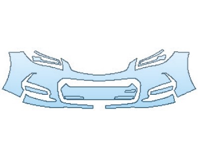 PAINT PROTECTION KIT - 2016 CHEVROLET SS BUMPER - PRECUT PPF CLEAR BRA WRAP