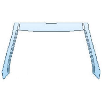 Precut PPF Kit – Clear Bra Paint Protection Film PAINT PROTECTION KIT - 2016 HYUNDAI AZERA BASE ROOF A-PILLARS - PRECUT PPF CLEAR BRA WRAP