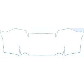 PAINT PROTECTION KIT - 2012 HONDA ACCORD SEDAN EX FULL REAR BUMPER KIT - PRECUT PPF CLEAR BRA WRAP