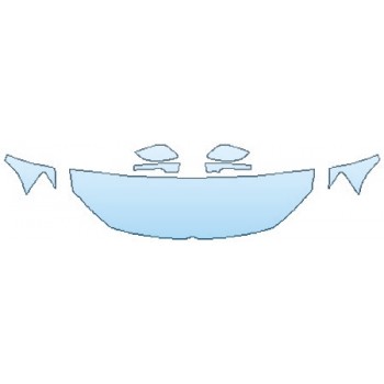 PAINT PROTECTION KIT - 2016 VOLKSWAGEN JETTA GLI 2.0T HOOD(18 INCH) FENDERS MIRRORS - PRECUT PPF CLEAR BRA WRAP