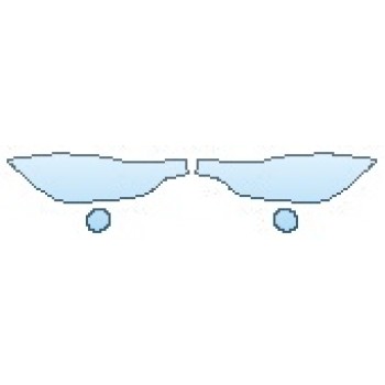 PAINT PROTECTION KIT - 2018 BMW 3 SERIES 320I XDRIVE SEDAN BASE HEAD LIGHTS FOG LIGHTS - PRECUT PPF CLEAR BRA WRAP