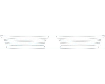 PAINT PROTECTION KIT - 2012 VOLKSWAGEN JETTA SEDAN SEL GRILLE(SEL) KIT - PRECUT PPF CLEAR BRA WRAP
