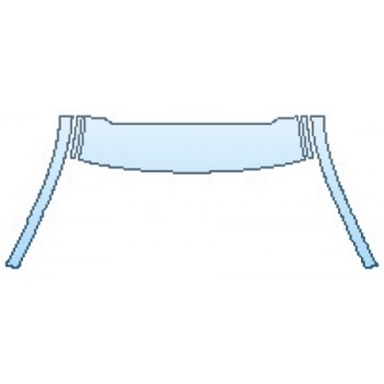 PAINT PROTECTION KIT - 2017 BMW 4 SERIES 430I COUPE BASE ROOF WITH SUNROOF A-PILLARS - PRECUT PPF CLEAR BRA WRAP