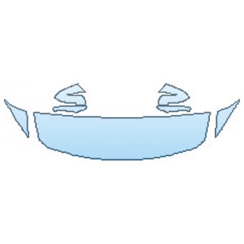 PAINT PROTECTION KIT - 2017 BMW 4 SERIES 430I COUPE LUXURY PKG HOOD(18 INCH) FENDERS MIRRORS - PRECUT PPF CLEAR BRA WRAP