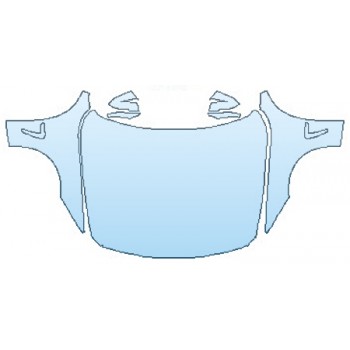 PAINT PROTECTION KIT - 2017 BMW 4 SERIES 430I COUPE M SPORT FULL HOOD(WRAPPED EDGES) FENDERS MIRRORS - PRECUT PPF CLEAR BRA WRAP