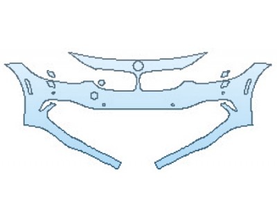 2017 BMW 4 SERIES 430I GRAN COUPE LUXURY PKG Bumper With Sensors and Washers(1 Piece)