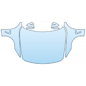 PAINT PROTECTION KIT - 2017 BMW 4 SERIES 430I XDRIVE COUPE BASE FULL HOOD(WRAPPED EDGES) FENDERS MIRRORS - PRECUT PPF CLEAR BRA WRAP