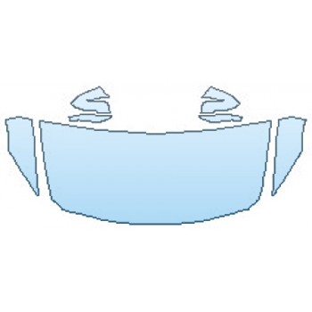 PAINT PROTECTION KIT - 2017 BMW 4 SERIES 430I XDRIVE COUPE BASE HOOD(30 INCH) FENDERS MIRRORS - PRECUT PPF CLEAR BRA WRAP