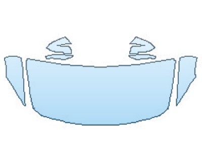 PAINT PROTECTION KIT - 2017 BMW 4 SERIES 430I XDRIVE COUPE BASE FULL HOOD(30 INCH WRAPPED EDGES) FENDERS MIRRORS - PRECUT PPF CLEAR BRA WRAP