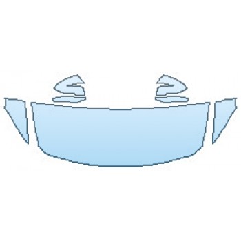 PAINT PROTECTION KIT - 2017 BMW 4 SERIES 430I XDRIVE COUPE BASE HOOD(24 INCH) FENDERS MIRRORS - PRECUT PPF CLEAR BRA WRAP