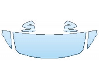 PAINT PROTECTION KIT - 2017 BMW 4 SERIES 430I XDRIVE COUPE BASE HOOD(24 INCH) FENDERS MIRRORS - PRECUT PPF CLEAR BRA WRAP