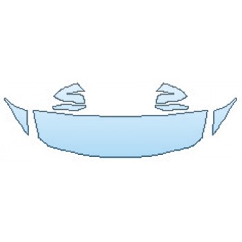 PAINT PROTECTION KIT - 2017 BMW 4 SERIES 430I XDRIVE COUPE BASE HOOD(18 INCH) FENDERS MIRRORS - PRECUT PPF CLEAR BRA WRAP