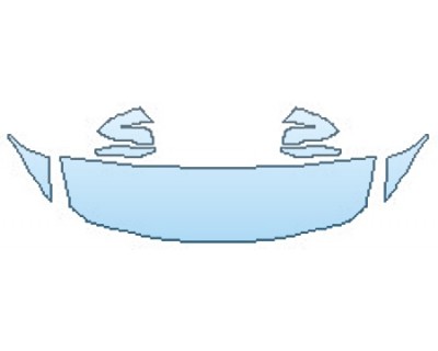 PAINT PROTECTION KIT - 2017 BMW 4 SERIES 430I XDRIVE COUPE BASE HOOD(18 INCH) FENDERS MIRRORS - PRECUT PPF CLEAR BRA WRAP