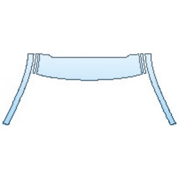 PAINT PROTECTION KIT - 2017 BMW 4 SERIES 430I XDRIVE COUPE BASE ROOF WITH SUNROOF A-PILLARS - PRECUT PPF CLEAR BRA WRAP